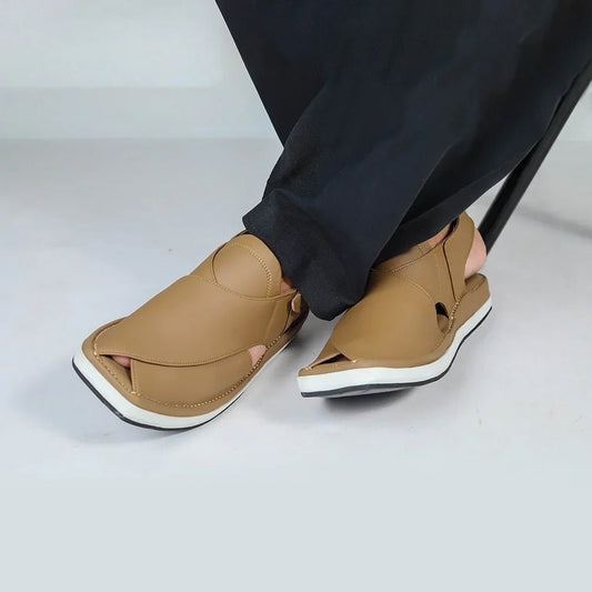 Brown Kaptaan Chappal – Pure Handmade – Daji Wear Special - Daji Wear