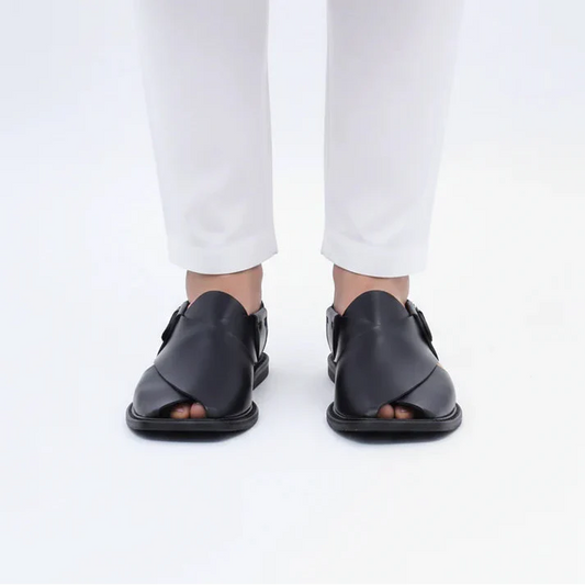 Premium Leather Charsadda Chappal for Men