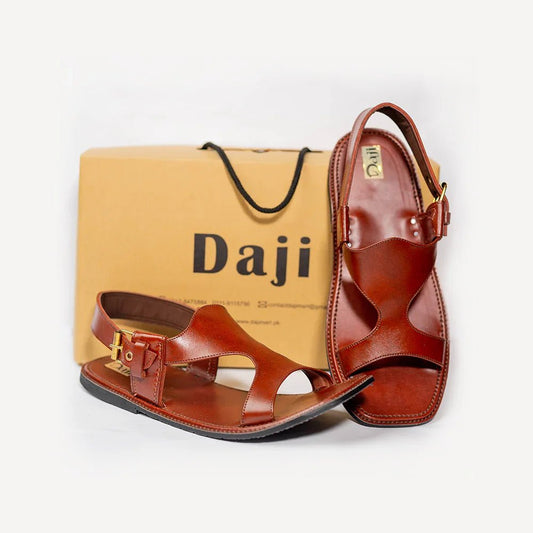 Daji Wear premium leather Peshawari Chappal men’s fashion