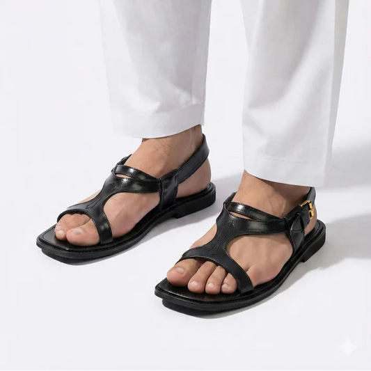 Handmade Pure Leather Panjedar Chappal for Men