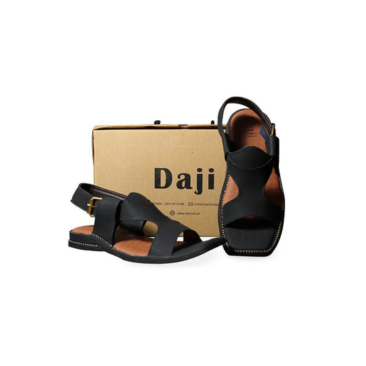 Premium Handmade Leather Panjedar Chappal - Daji Wear