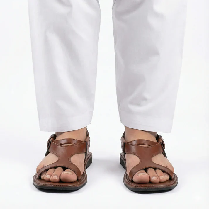 Handmade Pure Leather Panjedar Chappal for Men