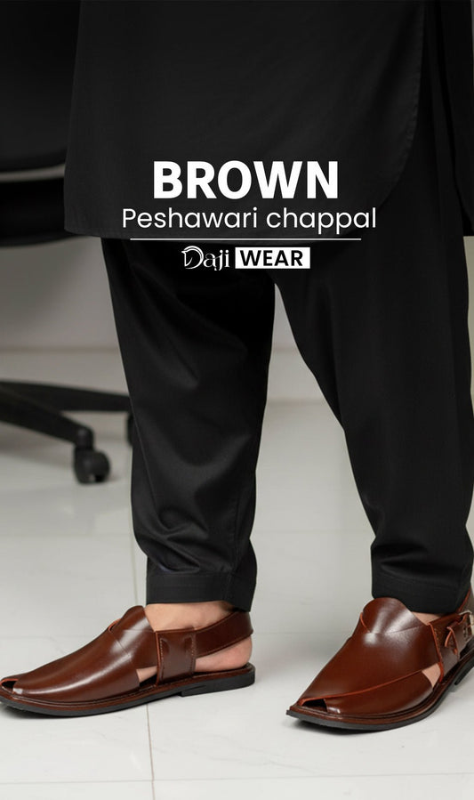 Peshawari Chappal: The Soul of Pashtun Heritage by Daji Wear - Daji Wear