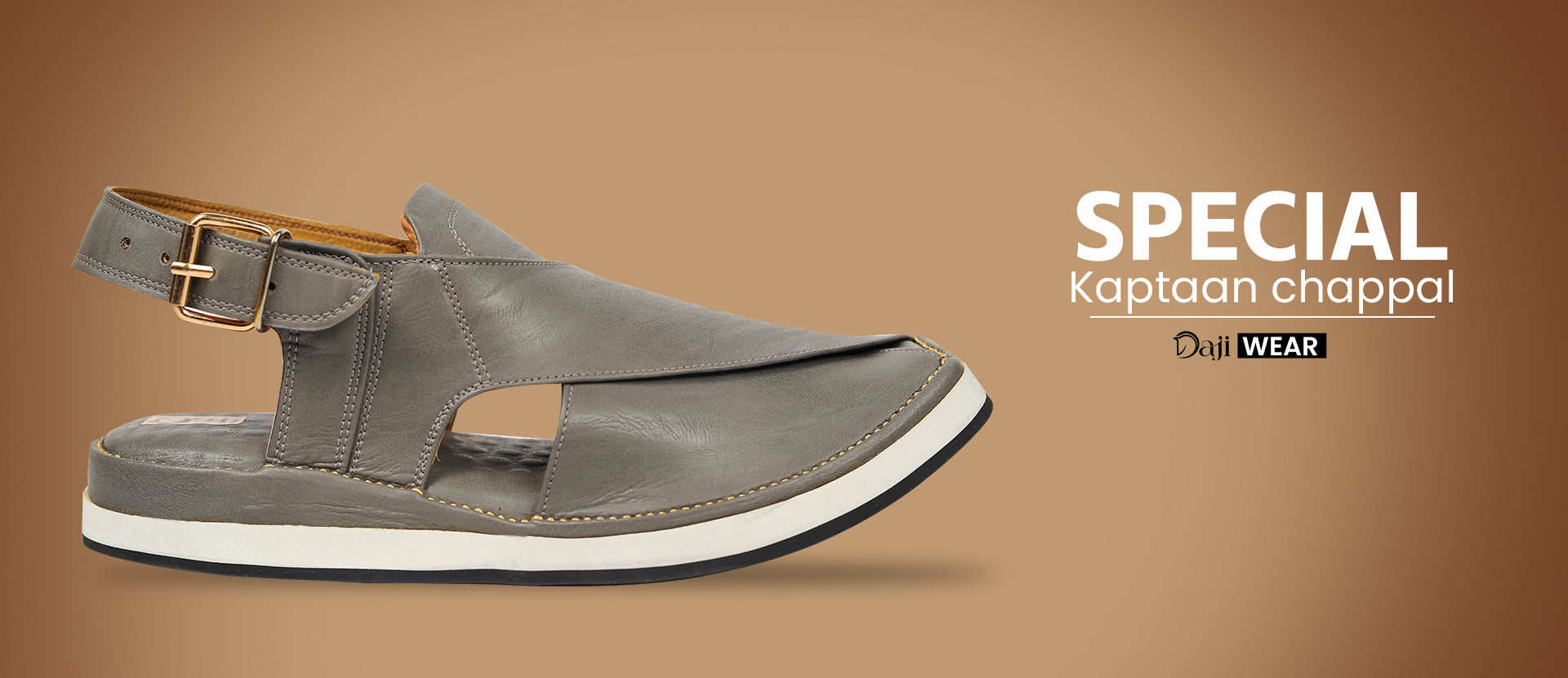 Kaptaan Chappal Pakistan – handmade by Daji Wear