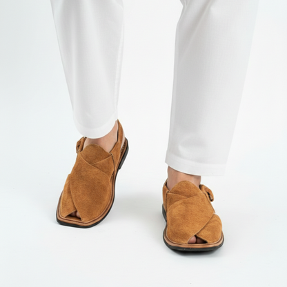 DajiWear Pure Sabar Handmade Peshawari Chappal