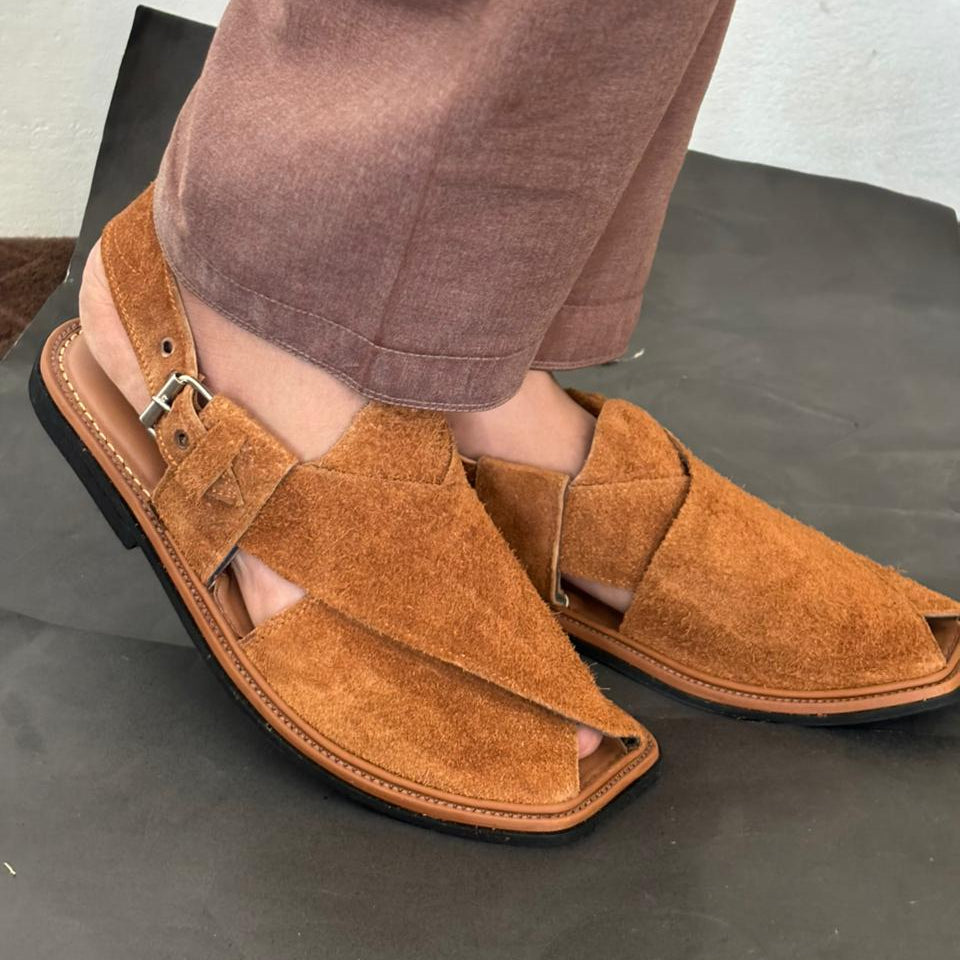 DajiWear Pure Sabar Handmade Peshawari Chappal