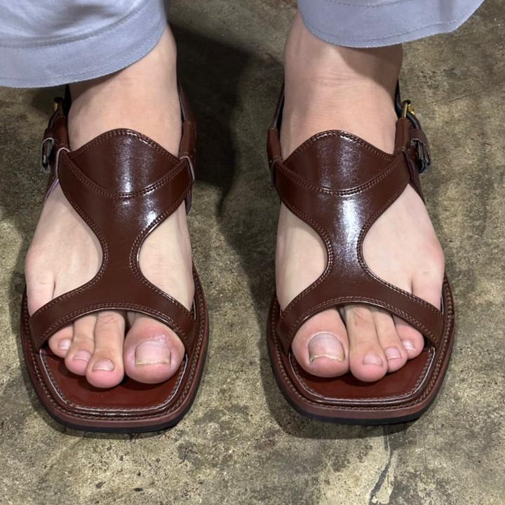 DajiWear Premium Pure Leather Panjedar Chappal