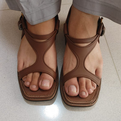 Daji Wear Premium Handmade Pure Leather Panjedar Chappal #BNPRC