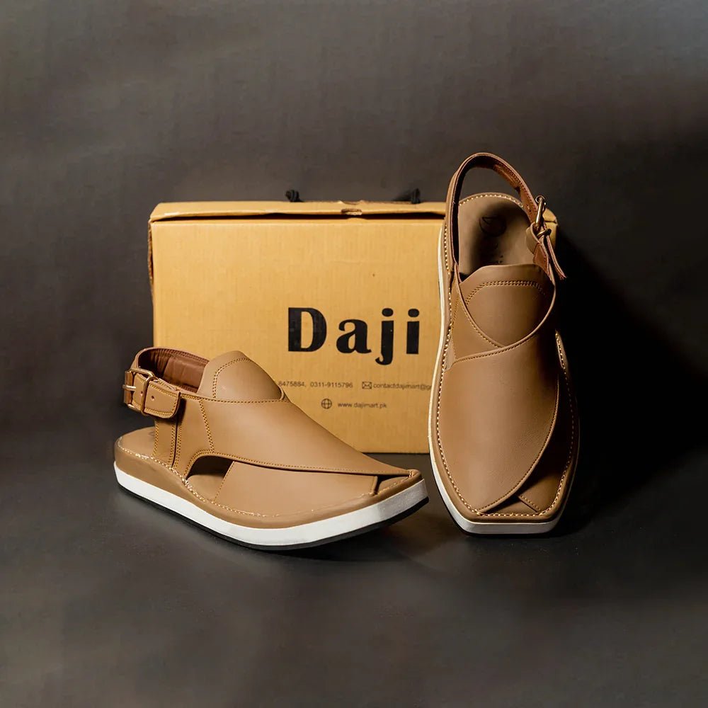 Brown Kaptaan Chappal – Pure Handmade – Daji Wear Special - Daji Wear