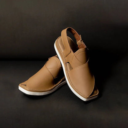 Brown Kaptaan Chappal – Pure Handmade – Daji Wear Special - Daji Wear