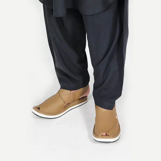 Brown Kaptaan Chappal – Pure Handmade – Daji Wear Special