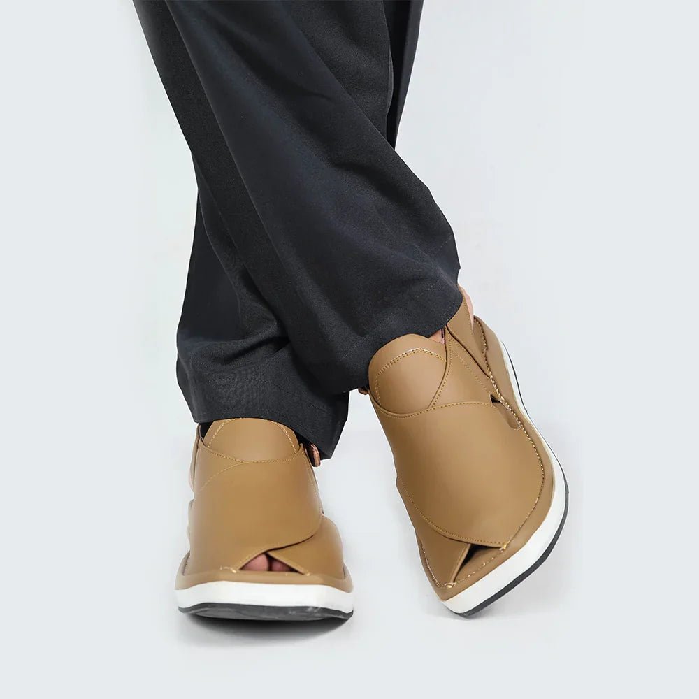 Brown Kaptaan Chappal – Pure Handmade – Daji Wear Special - Daji Wear