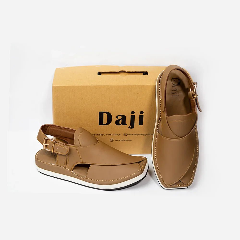 Brown Kaptaan Chappal – Pure Handmade – Daji Wear Special - Daji Wear