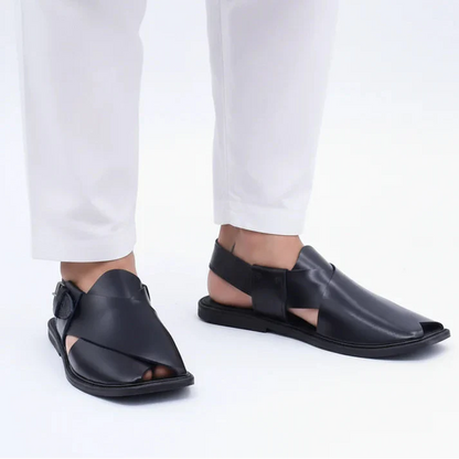 Premium Leather Charsadda Chappal for Men