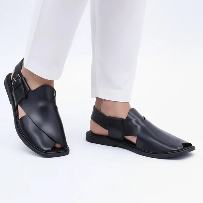 Premium Leather Charsadda Chappal for Men