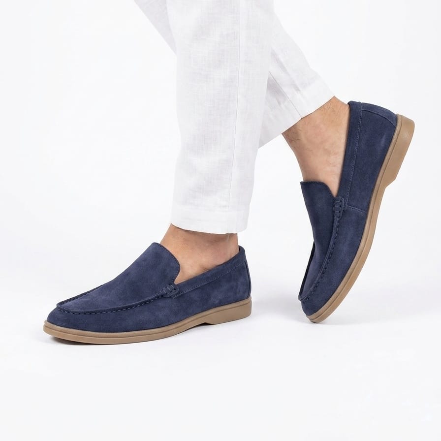 loro piano navy blue