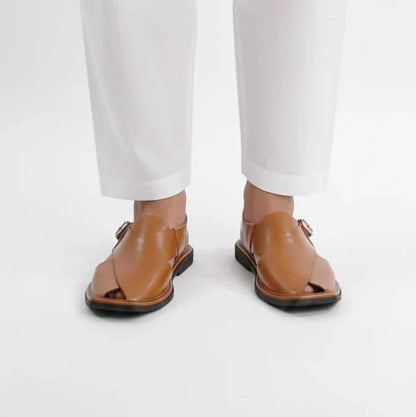 Handmade Pure Leather Peshawari Chappal for Men
