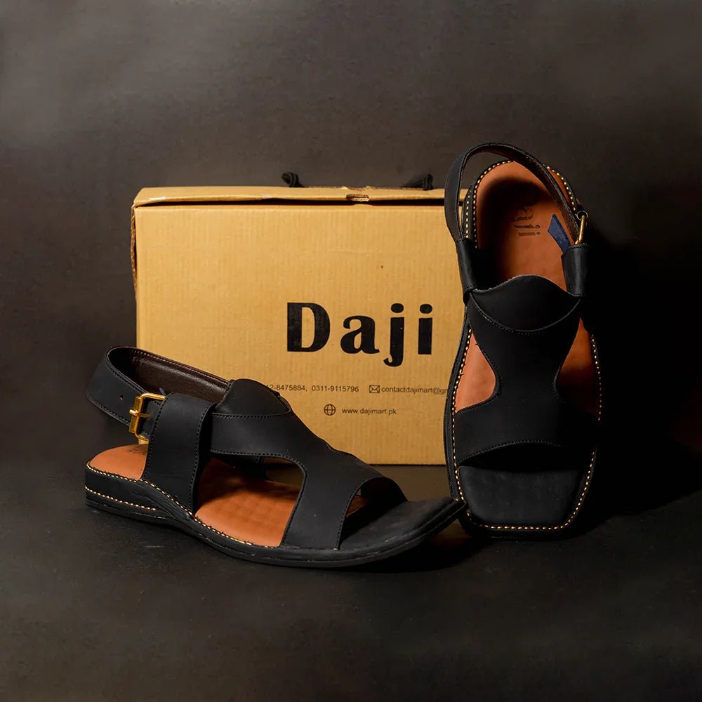 Premium Handmade Leather Panjedar Chappal - Daji Wear