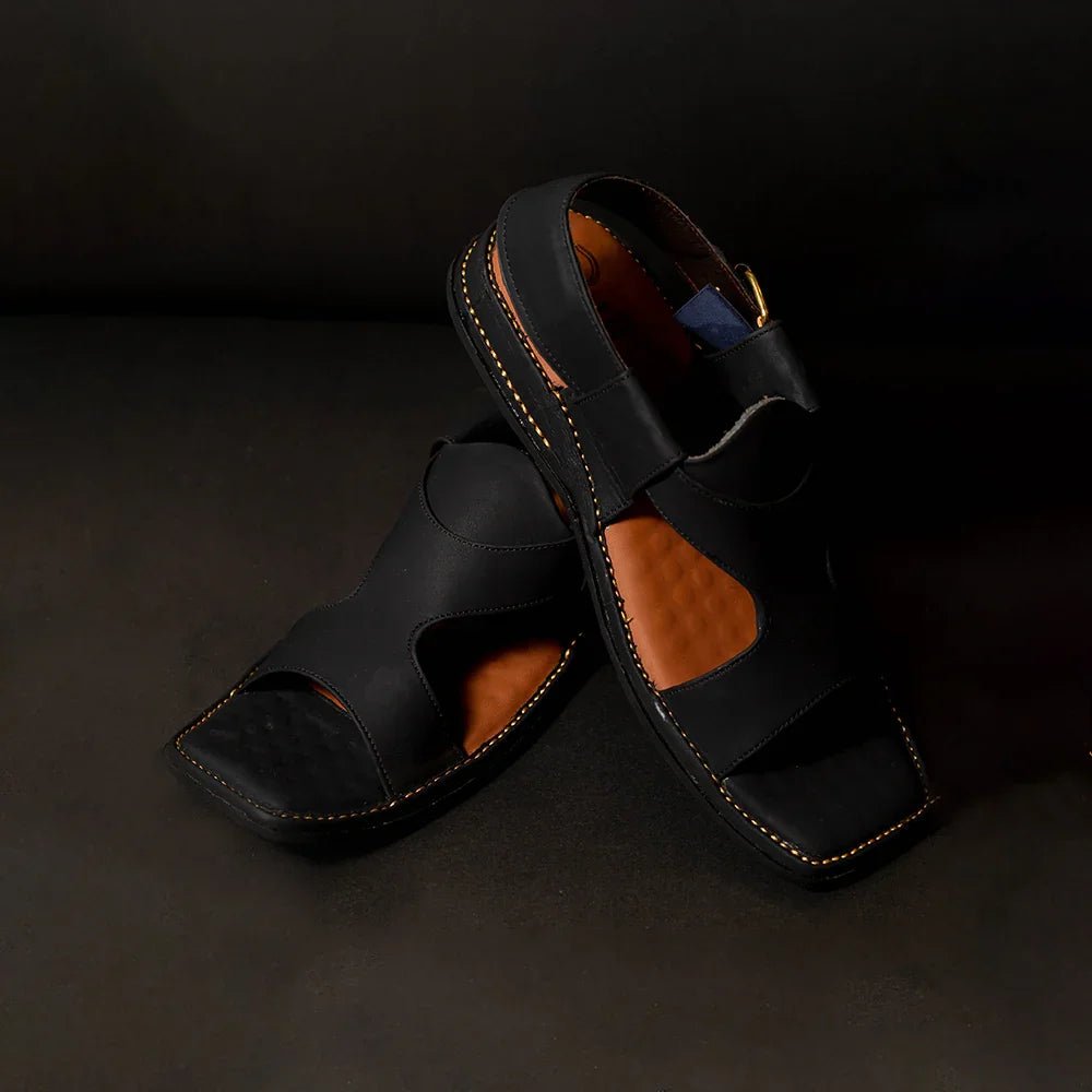 Premium Handmade Leather Panjedar Chappal - Daji Wear