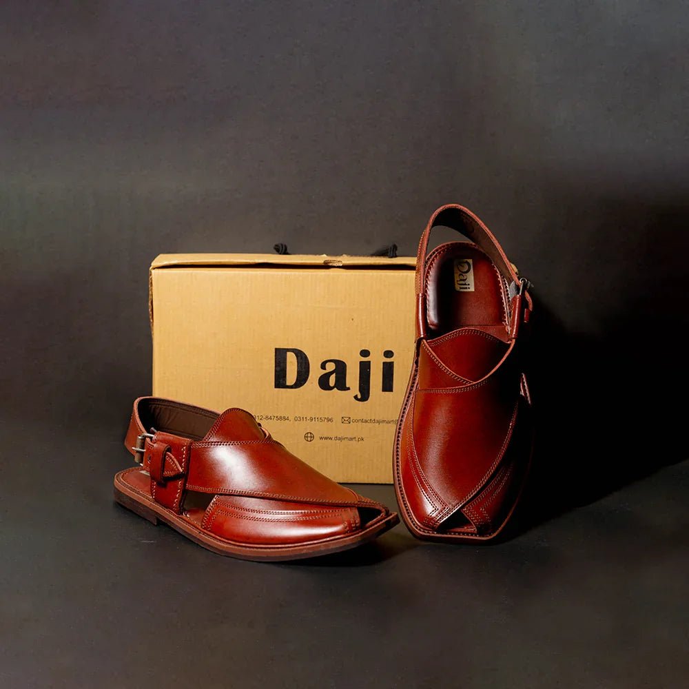 Brown Peshawari Chappal Pakistan – Daji Wear footwear