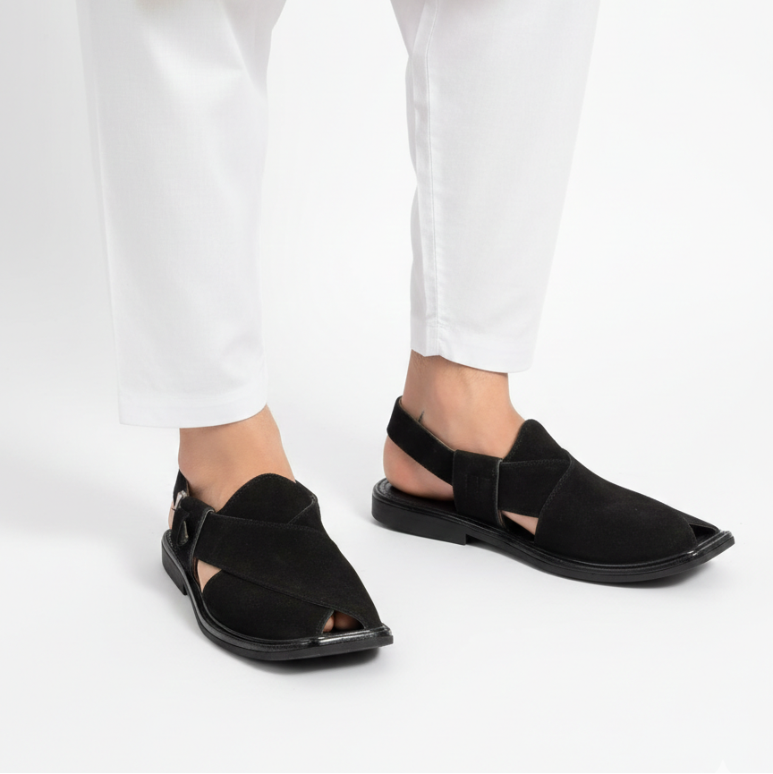Handmade Premium Sabar Smart Zalmi Chappal by DajiWear